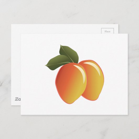 Mango Fruit Postkarte (Vorne/Hinten)