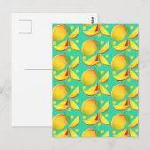 Mango Fruit Postkarte (Vorne/Hinten)