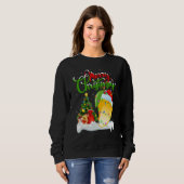 Mango Fruit   Xmas Decorations Santa Mango Christm Sweatshirt (Vorne ganz)