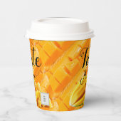 Mango-Geschmack Pappbecher (Links)