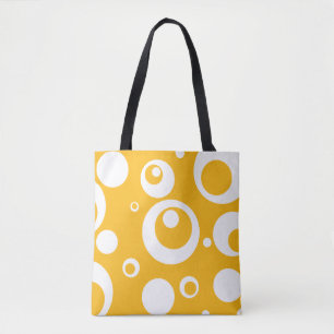 Mango Golden Yellow Bubble Dot Circle Bag Tasche
