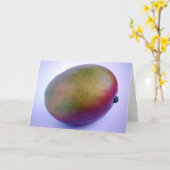 Mango-Grußkarte Karte (Gelbe Blume)