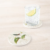 Mango Hummingbird Sandstone Untersetzer (Seite)