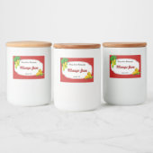 Mango Jam Canning Lebensmitteletikett (Flaschen)