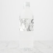 Mango-Jam-Wrap-around-Label für Sketch-Homemade Wasserflaschenetikett (Rückseite)