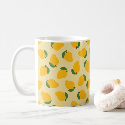 Mango Kaffeetasse (Mit Donut)