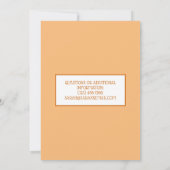 Mango Lassi Drink Indian Cuisine Food Festival Einladung (Rückseite)