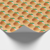 Mango Lassi Erfrischend indischer Jogurt Fruchtsaf Geschenkpapier (Ecke)