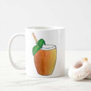 Mango Lassi Erfrischend indischer Jogurt Fruchtsaf Kaffeetasse