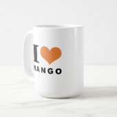 Mango-Liebhaber Kaffeetasse (Vorderseite Links)