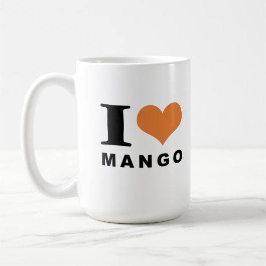 Mango-Liebhaber Kaffeetasse (Links)
