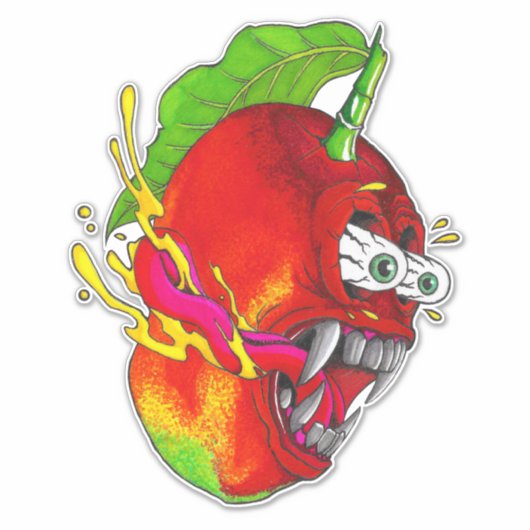 Mango loco aufkleber (Vorderseite)