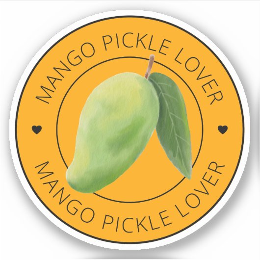 Mango Lover Sticker (Vorderseite)