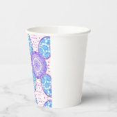 Mango Mandala Delight: Artful Paper Cup Pappbecher (Links)