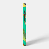 Mango Medley: tropisches Fruchtmuster iPhone Hülle (Linke Seite)