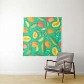 Mango Medley: tropisches Fruchtmuster Wandteppich (Beispiel)