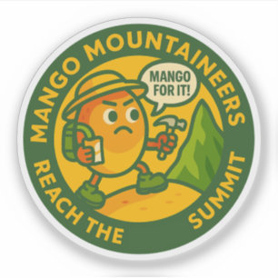 Mango Mountaineers erreichen den Gipfel Aufkleber