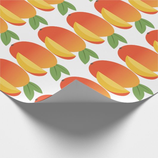 Mango-Obst Geschenkpapier (Ecke)