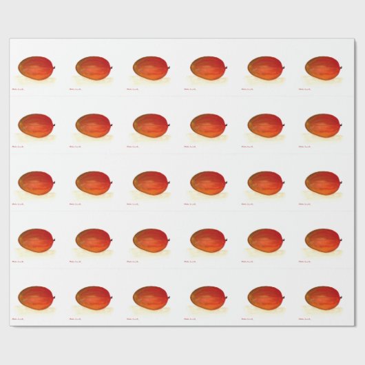 Mango-Obst Geschenkpapier (Flach)
