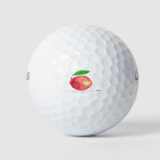 Mango-Obst Golfball (Vorderseite)
