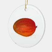 Mango-Obst Keramik Ornament (Links)