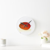 Mango-Obst Runde Wanduhr (Zuhause)
