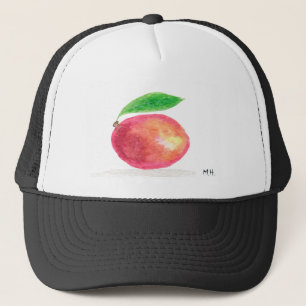 Mango Obst tropische Lebensmittel Sommer vegan ora Truckerkappe