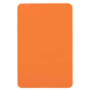 Mango Orange Color Background bereit zur Anpassung Magnet