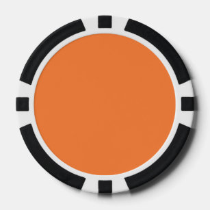 Mango Orange Color Background bereit zur Anpassung Pokerchips