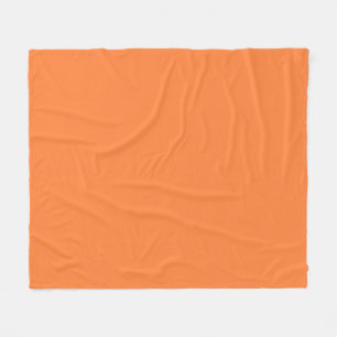 Mango Orange Color Style bereit zur Anpassung Fleecedecke