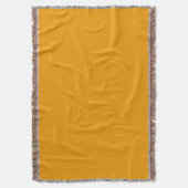 Mango Orange Solid Color Decke (Vorderseite Vertikal)