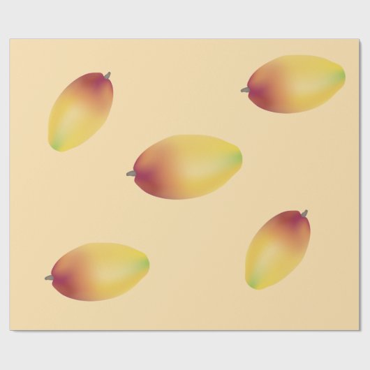 Mango-Packpapier Geschenkpapier (Flach)