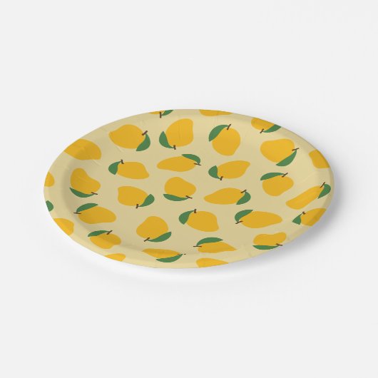 Mango Pappteller (Schrägansicht)