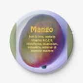 Mango Pappteller (Vorderseite)