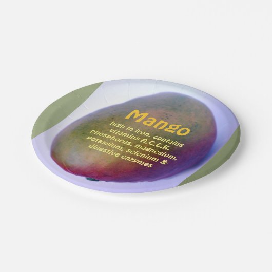 Mango Pappteller (Schrägansicht)