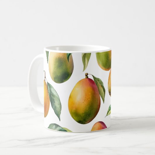 Mango Pattern Kaffeetasse (Vorderseite Links)