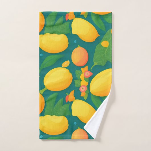 Mango Rainbow Personalisiertes Muster Badhandtuch Set (Handtuch)