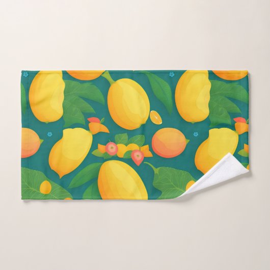 Mango Rainbow Personalisiertes Muster Badhandtuch Set (Handtuch)