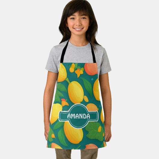 Mango Rainbow Personalisiertes Muster Schürze (Insitu)