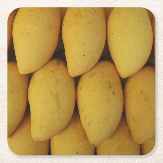 Mango Rechteckiger Pappuntersetzer (Vorderseite)