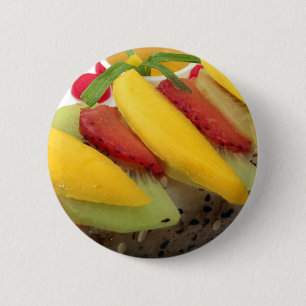 Mango Rice Sushi Food Plate Küche Button