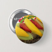 Mango Rice Sushi Food Plate Küche Button (Vorne & Hinten)