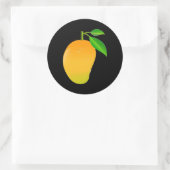 Mango Runder Aufkleber (Tasche)