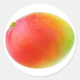 Mango Runder Aufkleber