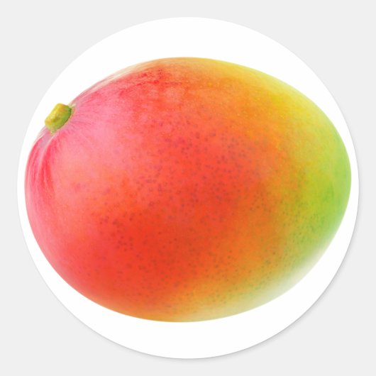 Mango Runder Aufkleber (Vorderseite)