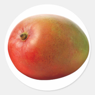 Mango Runder Aufkleber