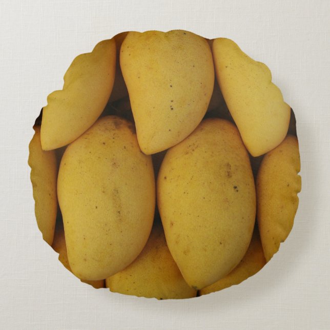 Mango Rundes Kissen (Vorderseite)