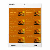 Mango Salsa Canning Labels (Vorne)