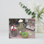 Mango Seller Postkarte (Stehend Vorderseite)
