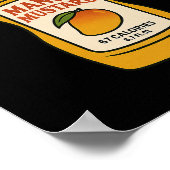 Mango Senf 67 Six Seven 6-7 - Lustig Brainrot Ki Poster (Ecke)